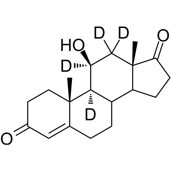 11-Beta-hydroxyandrostenedione-d4 (4-Androsten-11β-ol-3,17-dione-d4) 2687960-98-9
